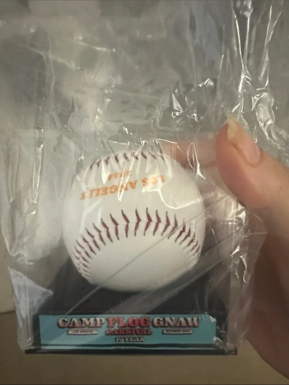 Los Angeles White Baseball Collectible